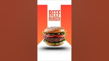 How to Design an EASY Food Poster in Canva 🍔