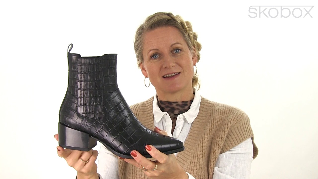 Vagabond støvle - Marja Croco Støvlet (Sort) item 4013-408-20 -