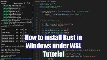 How to install Rust in Windows under WSL - Tutorial