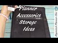 Planner Accessories Storage Ideas | Planner Supplies Organization