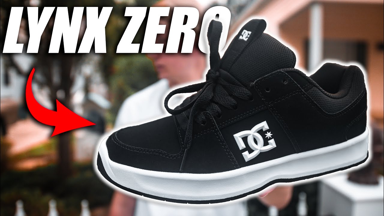 Details about / DC Lynx OG Herren Schwarz Leder Skate Sneaker Turnschuhe
