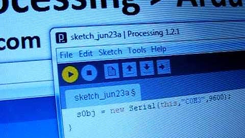 Java Processing Arduino + LCD