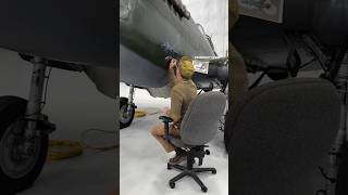 throwback to when our P40 got new nose art 🎨 #warbird #noseart #p40 #ww2