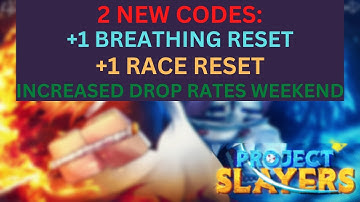 [2 CODES] *+1 BREATHING RESET & +1 RACE RESET* ALL WORKING IN PROJECT SLAYERS NOVEMBER 2022! Roblox.