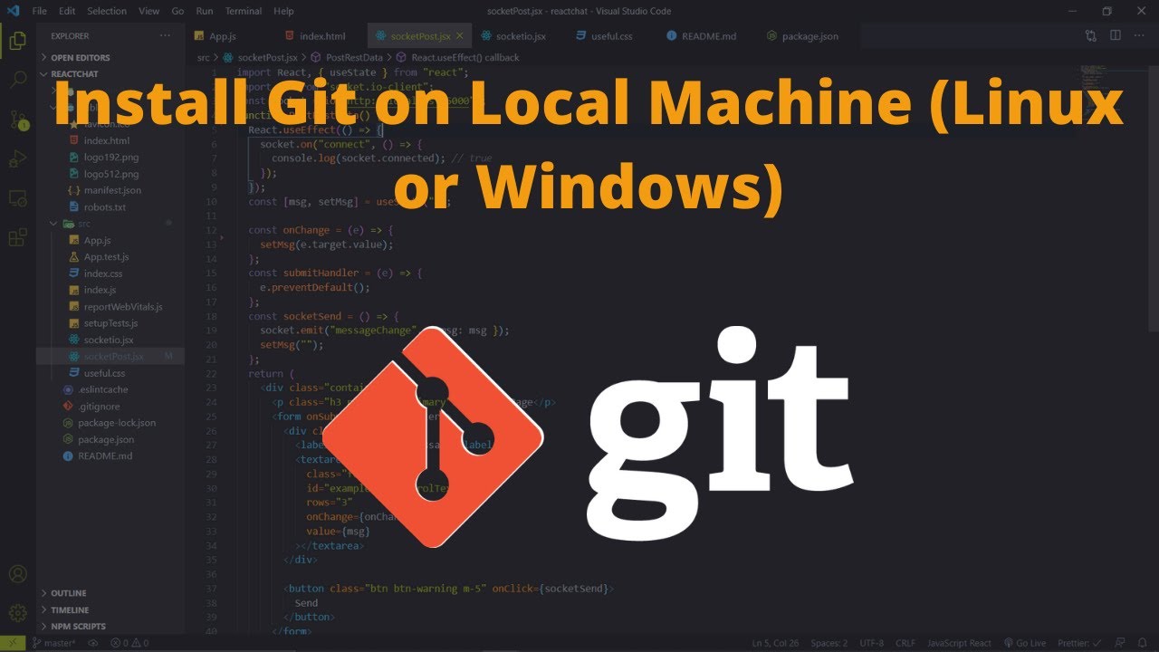 Git Installation on Local Machine || Windows || Linux