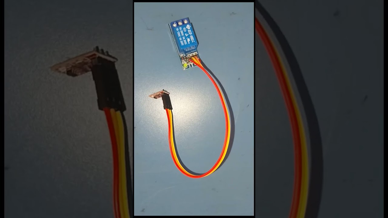 Light ON/OFF switch using Touch Module -TTP223 & 5VDC Relay Module