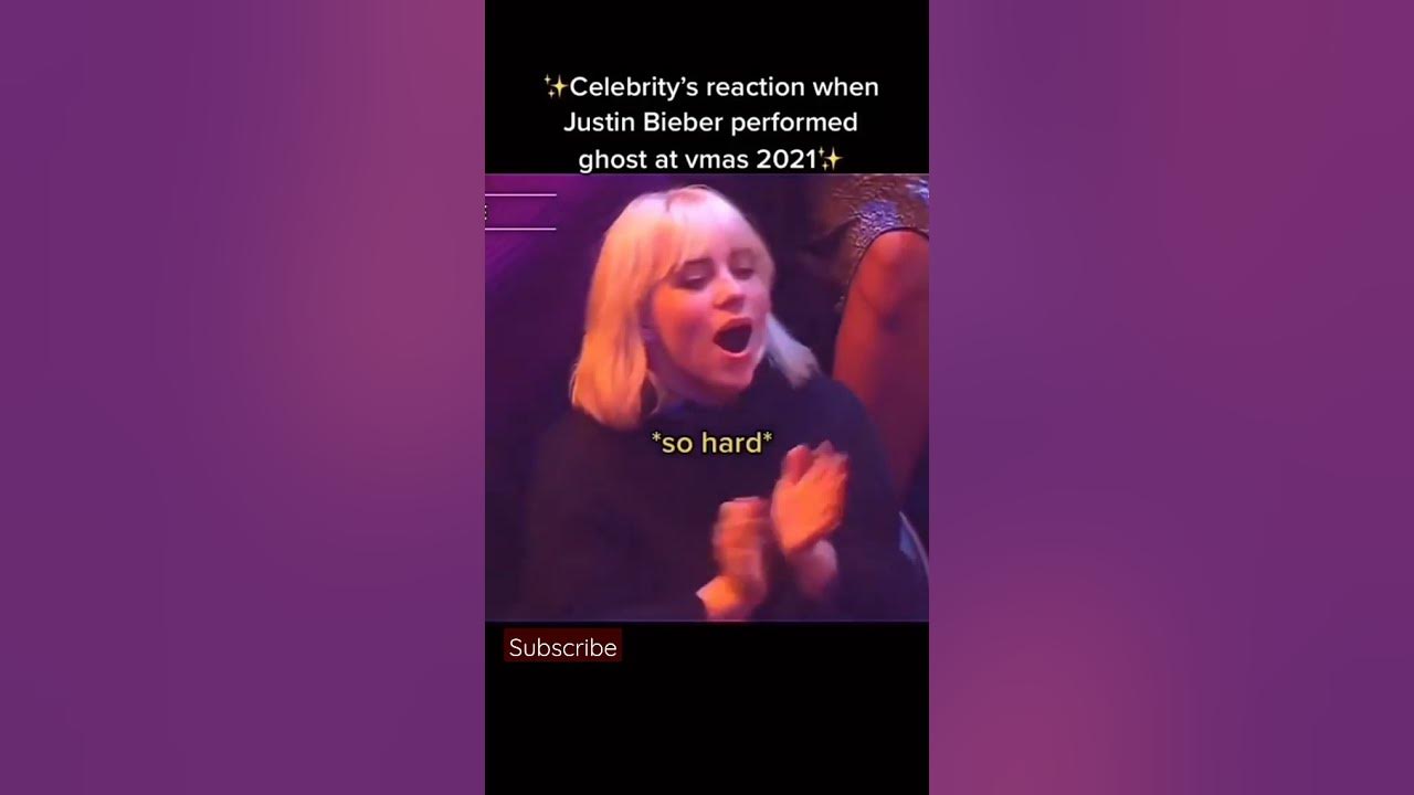 ✨Celebrity's Reaction When Justin Bieber Performed Ghost At vmas 2021