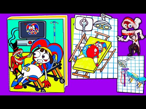 DIY GAME BOOK 🎪 THE AMAZING DIGITAL CIRCUS Pomni Pregnant What's wrong with Pomni