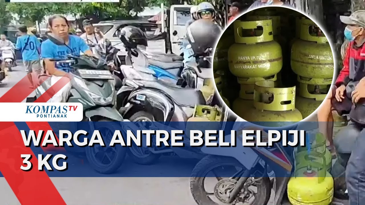 Pengecer Dilarang Jual Elpiji 3 Kg, Warga Antre di Pangkalan