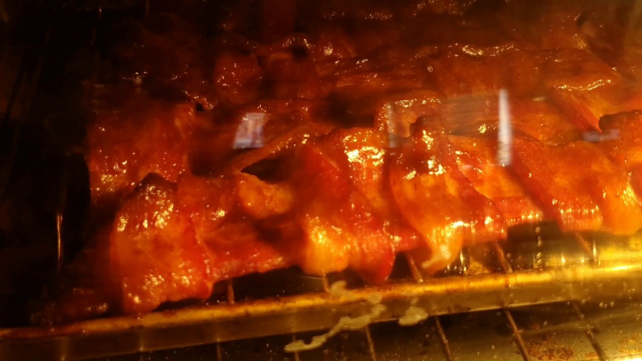 Bacon Baking Timelapse