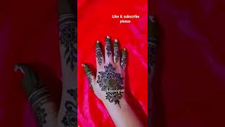 Latest Fancy Vs Simple Mehndi Design