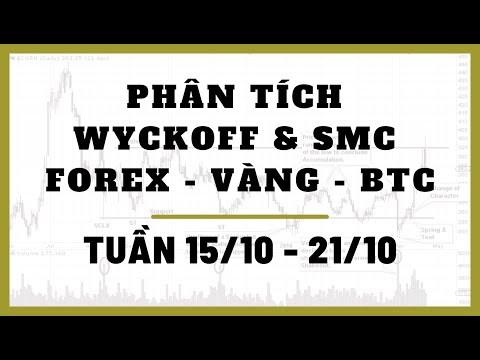 ✅ Phân Tích FOREX - VÀNG - BITCOIN Tuần 15-21/10 Theo Phương Pháp WYCKOFF & SMC 