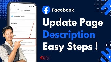 How To Update / Edit Your Facebook Page Description !