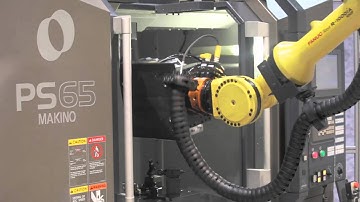 Automated Part Production on a Robot Tended PS65 VMC