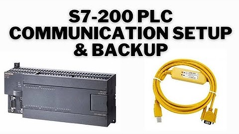 S7-200 COMMUNICATION SETTING AND BACKUP कैसे करें |