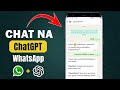 Sasa Unaweza Kuongea Na ChatGPT Kupitia WhatsApp Sasa Unaweza Kuongea Na ChatGPT Kupitia WhatsApp