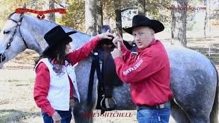 How to adjust the forward hung stirrup leather on a Circle Y saddle