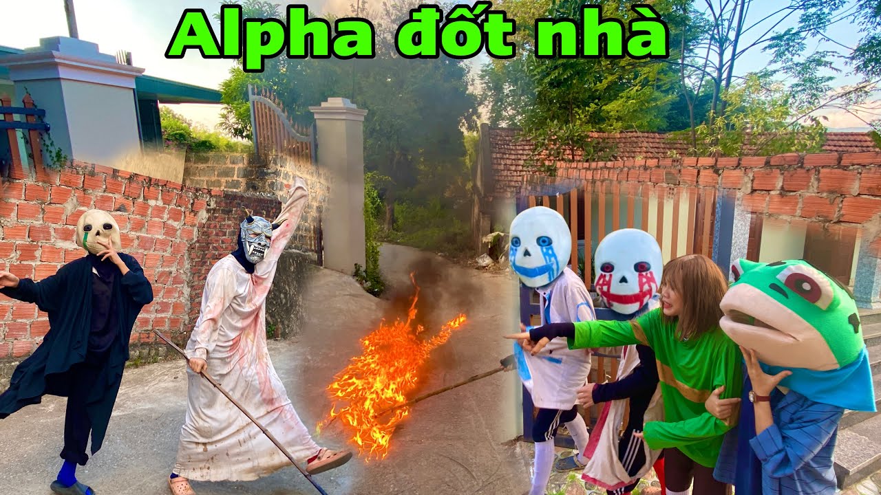 OMG Anh Bốn Sans Bị Alpha Sans Đốt Nhà