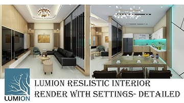 SKETCHUP TO LUMION INTERIOR RENDER  TUTORIAL- 6 ||INTERIOR RENDER SETTINGS REALISTIC || ARCHITECTURE