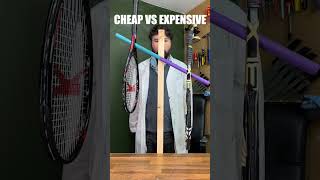 I tested cheap vs expensive tennis rackets!