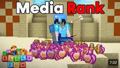 Finally I Got Media Rank In BlockFun !! Giveaway !! #darkjokeryt #minecraft #whoap #blockfun #Viral