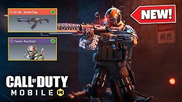 Cross Guard Mythic Drop Redux | AS VAL Double Edge | Templar Royal Knight | COD Mobile | CODM