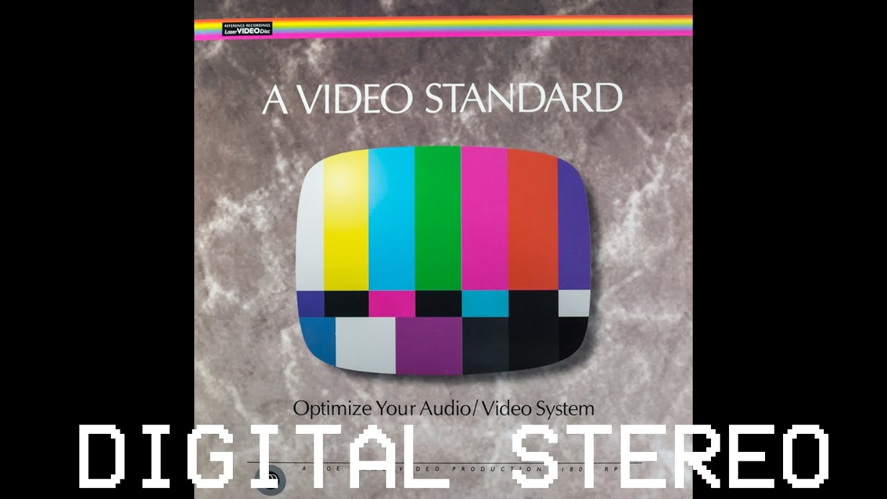 A Video Standard (Full Disc Archive of a US Laserdisc, 1989) Digital Stereo Track YouTube