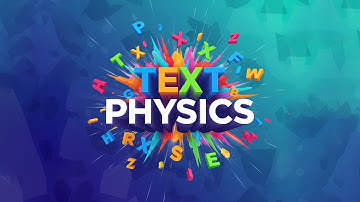 Text Physics Asset Trailer - Create Interactive & Explosive Text in Unity