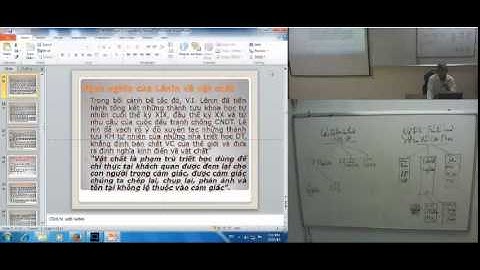 Những nguyên lý cơ bản của chủ nghĩa Mac Lê Nin_Bài 1 _CNC21+22