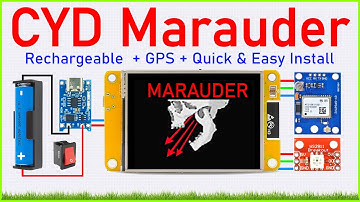 Quick & Easy Install ESP32 Marauder on Cheap Yellow Display via CYM WebFlasher