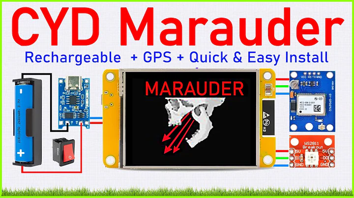 Quick & Easy Install ESP32 Marauder on Cheap Yellow Display via CYM WebFlasher
