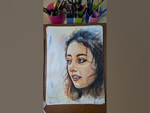 My sketch book tour// drawing reel//watercolour painting// #drawing # ...