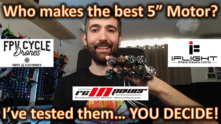 Who makes the best 5" FPV Motor? FPVCycle, iFlight and RCinPower tested to the limit!