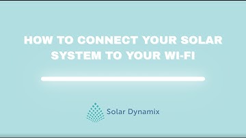 🔌 HOW TO CONNECT YOUR SOLAR SYSTEM TO YOUR WI-FI! 🌞📶