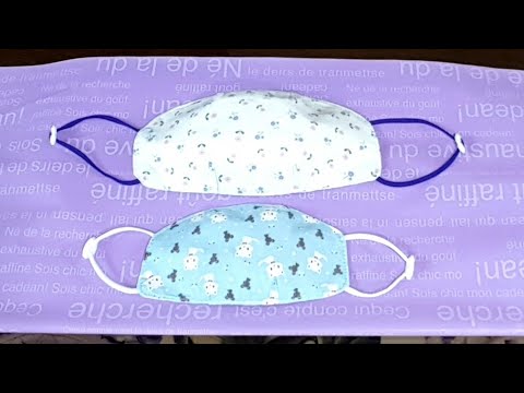 필터주머니가 있는 입체 면마스크 제대로 만들기-뽄제이할매의 생활지혜 코로나 바이러스 예방하는