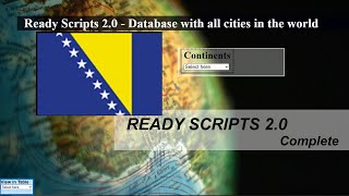 List of cities and provinces in Bosnia and Herzegovina database - Ready Scripts 2.0