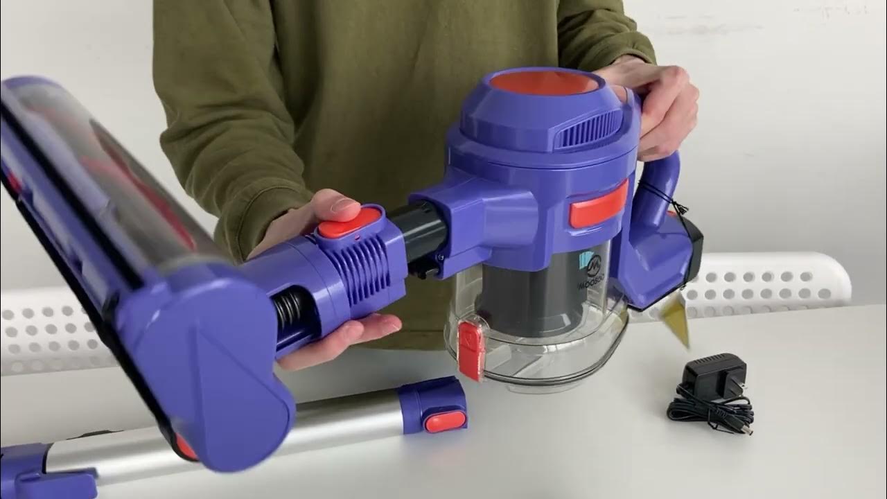 How to assemble MOOSOO X8 Vacuum Cleaner? YouTube