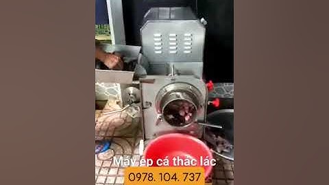 Máy tách xương cá thác lác, máy ép cá thác lác, máy ép xương cá thác lác lấy thịt CR300