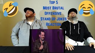 Top 5 Most Brutal Offensive Stand Up Jokes REACTION!! - JerzeyBoyz
