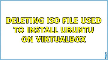 Deleting iso file used to install Ubuntu on VirtualBox