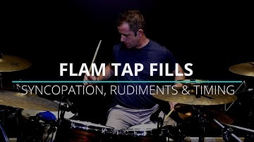 Drum Lessons - Flam Tap Fills (Icanplaydrums.com)