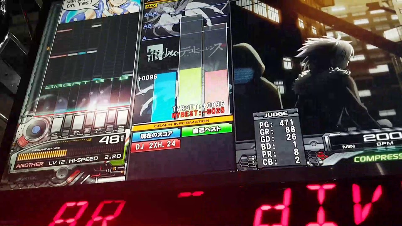 [beatmania IIDX 25 CANNON BALLERS] ☆12 Highcharge Divolt (SPA) EX-HARD ...