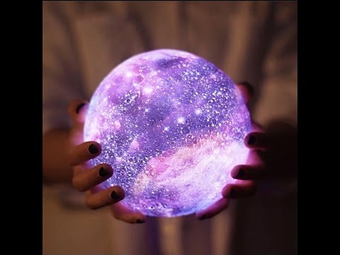 Majestic Moons - Galaxy Light Lamp