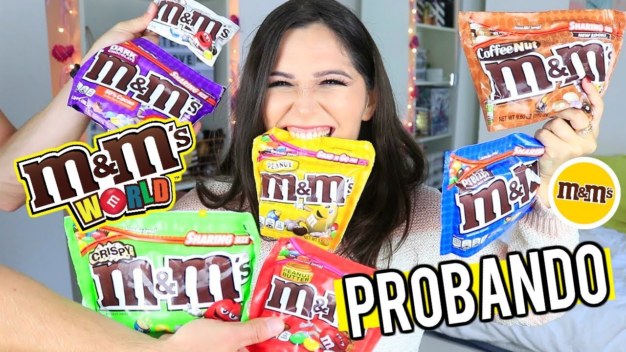 ARGENTINOS PROBANDO SABORES RAROS DE M&M's + SORTEO 2018 - TRYING WEIRD M&M's FLAVORS
