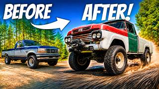 I Put a 7.3 Turbo Diesel in a 1959 Ford F250! (Full Build in 10)