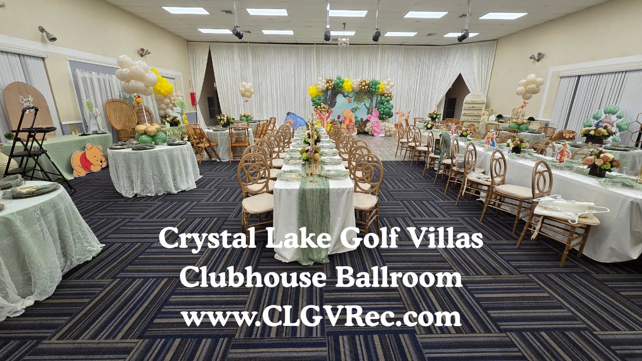 The Crystal Lake Golf Villas Clubhouse Ballroom 110125