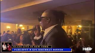 Klass live - Si Bel (live) in New York @KPS&PAULO PNY BIRTHDAY DINNER on September 24th, 2022