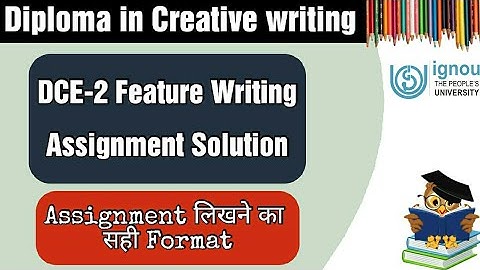 DCE-2 Assignment Solution || Assignment लिखने का सही Format