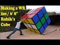 How it's made: 2.02m / 6' 7" Rubik's Cube (construction of Guinness World Record 3x3x3 puzzle)