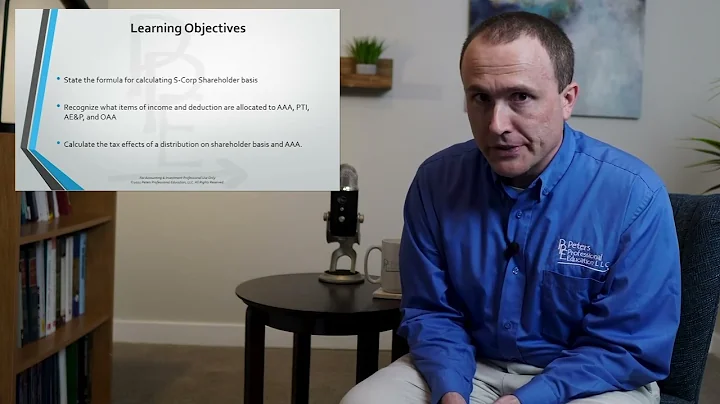 Preview - 2021-33: Understanding S-Corp Taxation - Shareholder Basis, AAA & Retained Earnings  (QAS)